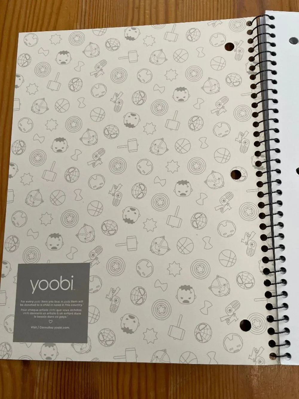 Marvel x Yoobi Captain America Spiral Notebook